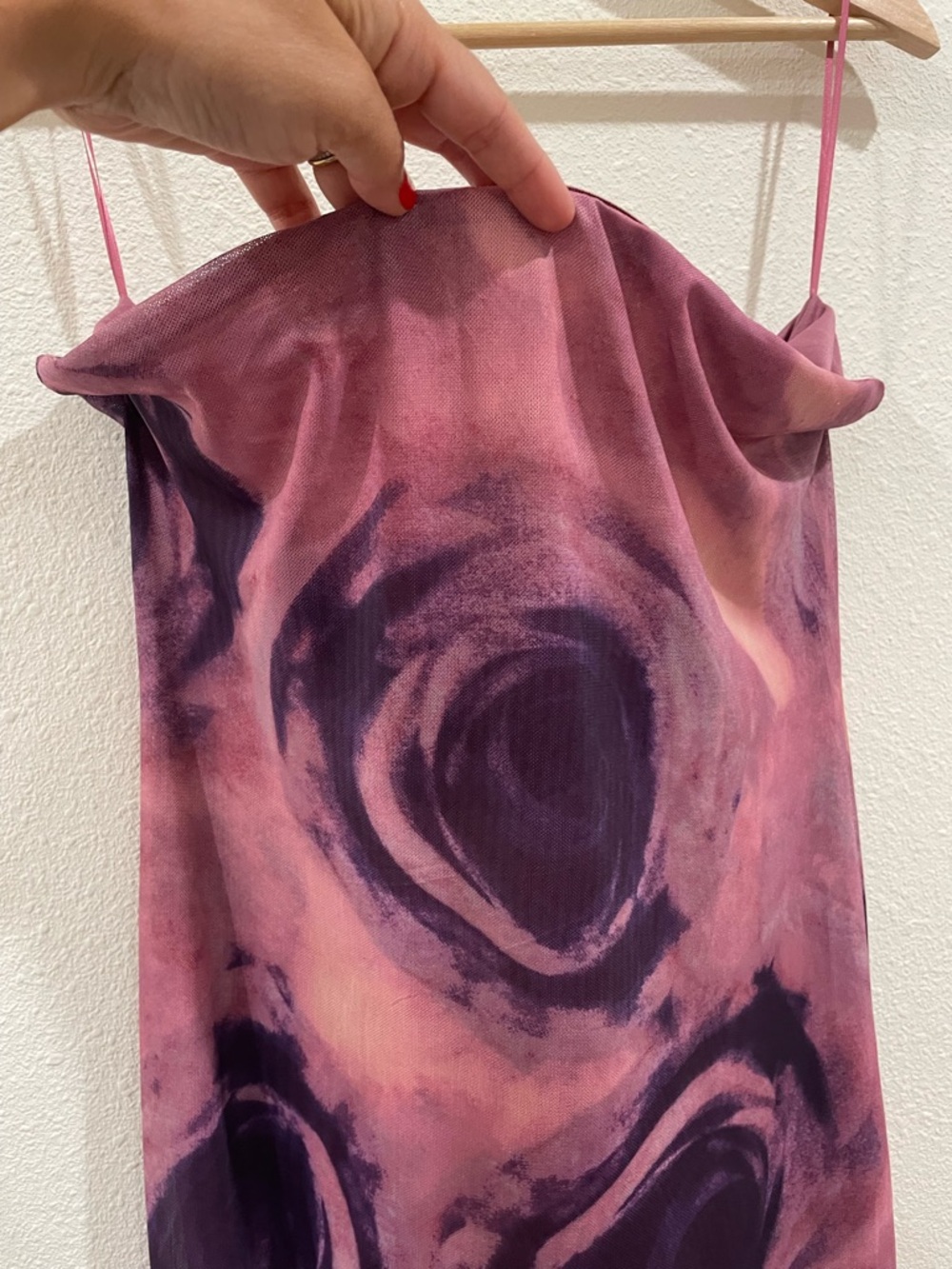 More to Come Revolve Oksana Purple Floral Strapless Maxi Dress Size Large Summer - Picture 6 of 10
